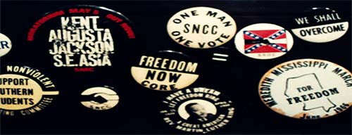 Civil Rights buttons
